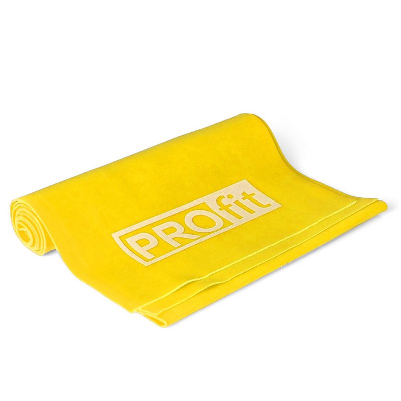 Fitness rubber PROFIT LONG LIGHT 200x15x0,35cm yellow DK 2227 Accessories/Training equipment Your Sports Performance