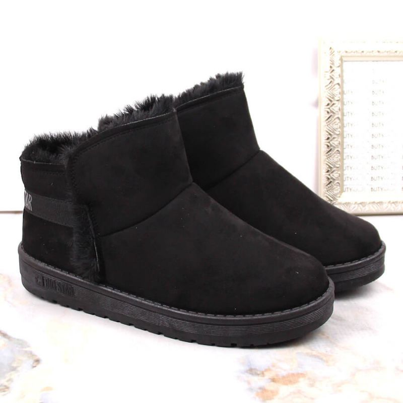 Black snow boots on the Big Star W INT1752 platform Footwear/Lifestyle Your Sports Performance