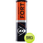 Dunlop Fort Clay Court Tennis Balls 4 pcs 601613 Accessories/Balls/Tennis/inny Your Sports Performance
