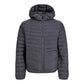 Jack&amp;Jones Jjestate Packable Puffer Hood Noos M 12256983ASPHALT Clothing/Outdoor/Jack & Jones Your Sports Performance