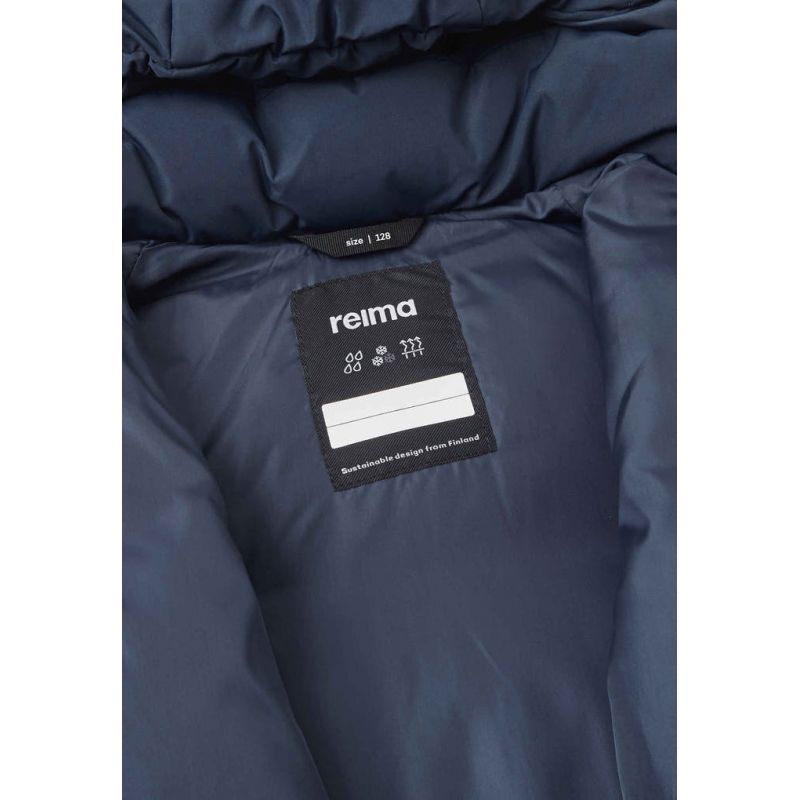 Reima Down Jacket. Paimio Navy Age 3 Junior Unisex Waterproof Navy Blue (5100282A-6980) In preparation Your Sports Performance