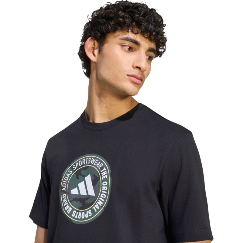 Men's adidas Camo Circle Graphic T-shirt black KC7165