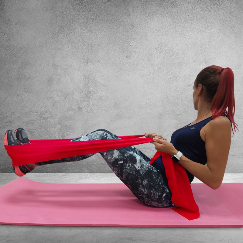 Rubber Fitness Profit 120 * 15 * 0.55 cm red DK 2227 Accessories/Training equipment Your Sports Performance