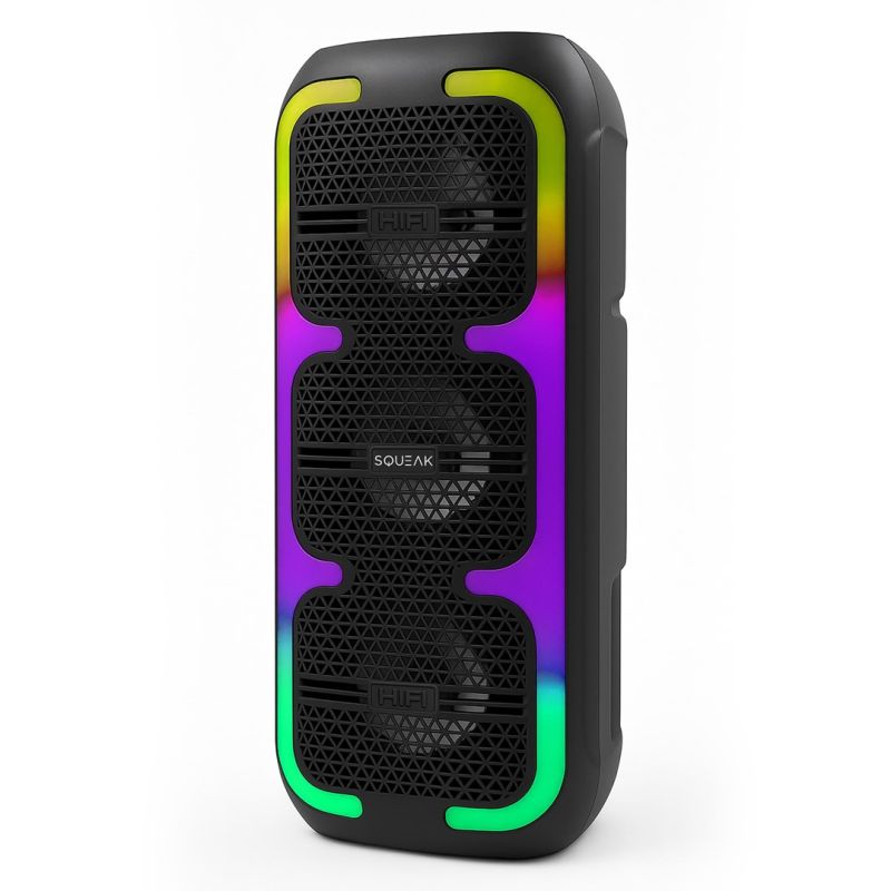 SQUEAK KARAOKE SPEAKER BEATONE BLUETOOTH 5.3, 45W FM RADIO, MICROSD, AUX, USB, USB-C SQ1009 In preparation Your Sports Performance
