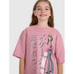 Oversized T-shirt with print for girls 4F 4FJRAW25TTSHF2936-54S *Kategoria tymczasowa Your Sports Performance