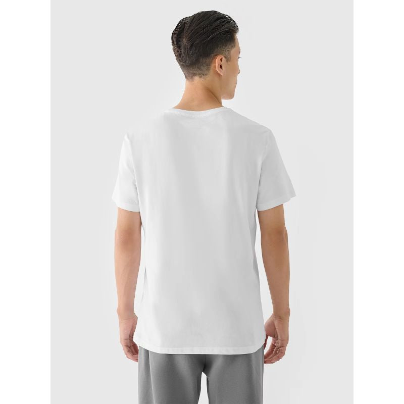 Men's regular printed T-shirt 4F 4FRAW24TTSHM2299-10S *Kategoria tymczasowa Your Sports Performance