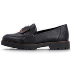 Women's black lords shoes Rieker 45553-00