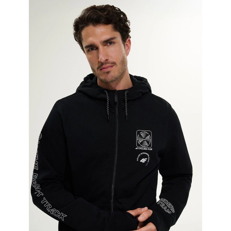 Men's relaxed hooded sweatshirt 4F 4FRSS26TSWSM2923-20S