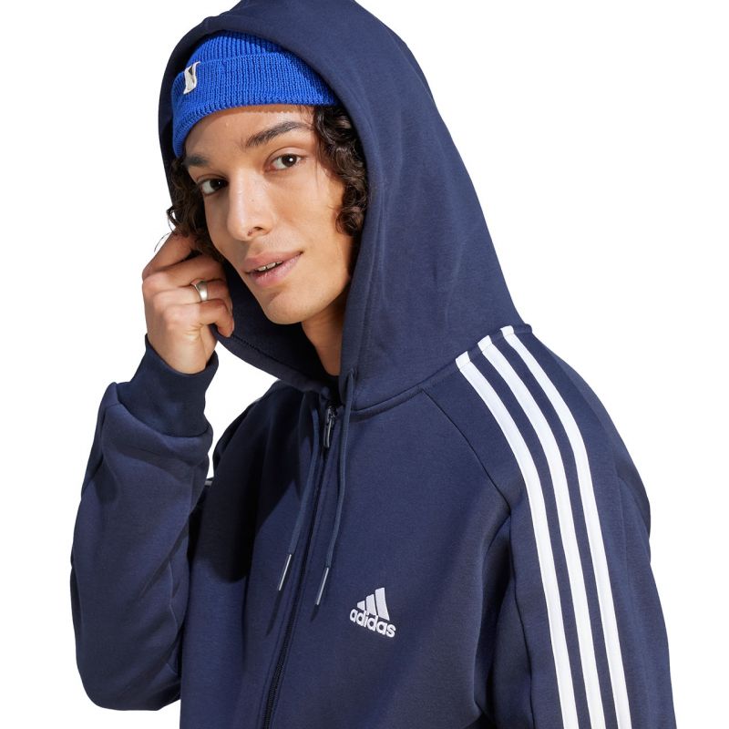 adidas Essentials Fleece 3-Stripes Full-Zip Jr Sweatshirt IJ6478 Clothing/Lifestyle Adidas