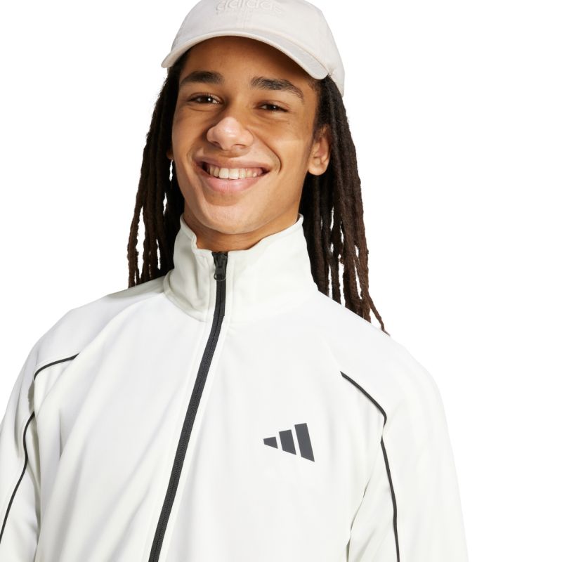 Men's adidas 3-Stripes tracksuit white and black JX5527 In preparation Adidas