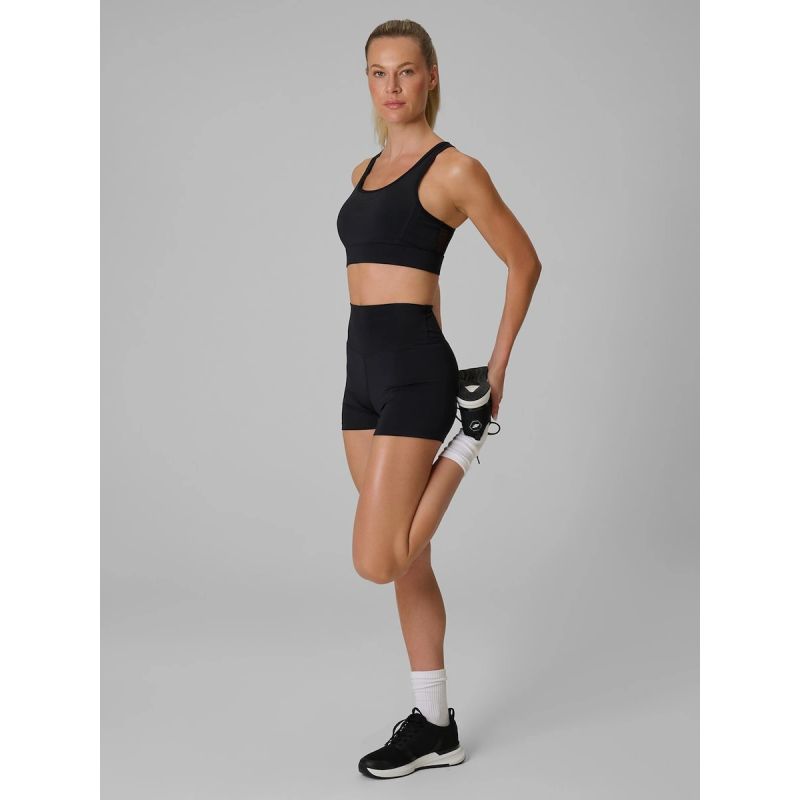 Women's short training leggings 4F 4FWMM00TFSTF081-20S