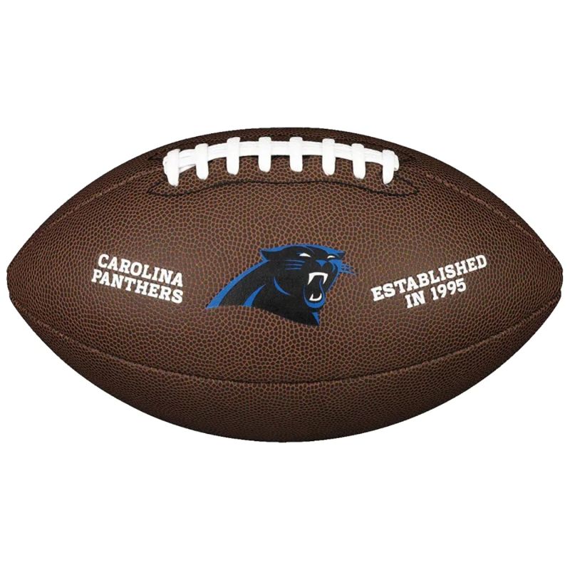 Ball Wilson NFL Team Logo Carolina Panthers Ball WTF1748XBCA Accessories/Balls/American Football Your Sports Performance