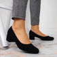 Sergio Leone W SK354C suede block pumps, black Footwear/Lifestyle/Sergio Leone Your Sports Performance