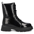 Women's patent leather ankle boots, black Filippo DBT8288