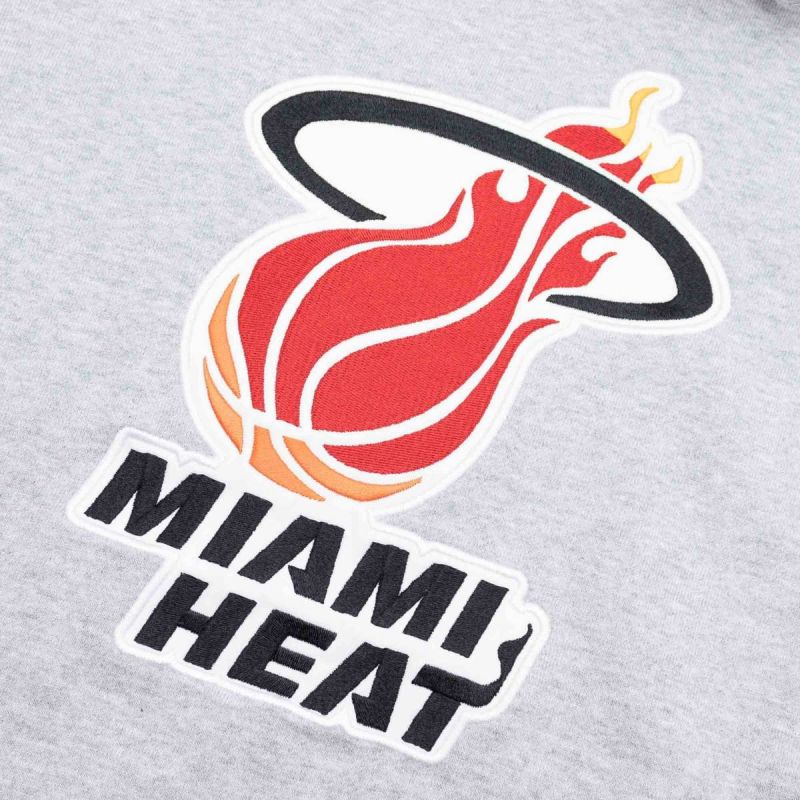 Mitchell & Ness Pinnacle Heavyweight Fleece NBA Miami Heat Hoodie Odzież/Odzież na co dzień Your Sports Performance