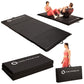 Folding gymnastics mattress black 2400x1200x50mm HMS MGS01 In preparation Your Sports Performance