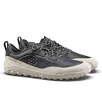 Vivobarefoot TRACKER LEATHER AT LOW MENS OBSIDIAN/WHITE men's shoes (309534-04)