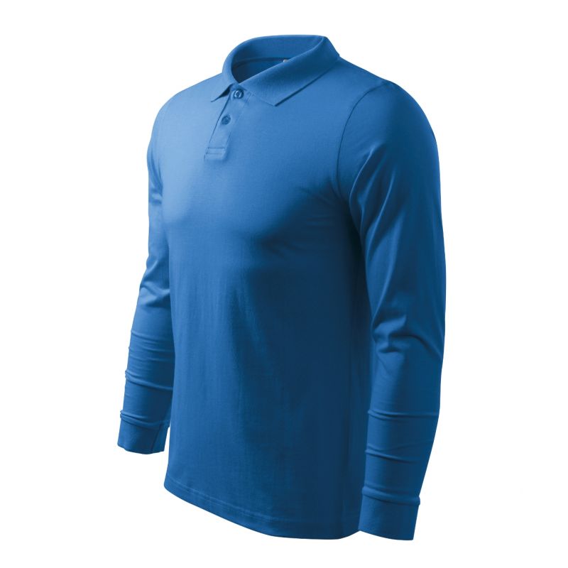 Malfini Single J polo shirt. LS M MLI-21114 azure Clothing/Lifestyle/T-shirts/Malfini Malfini