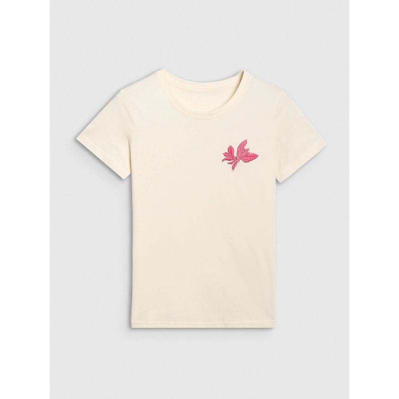 Women's regular printed T-shirt 4F 4FRSS25TTSHF2693-11S *Kategoria tymczasowa Your Sports Performance