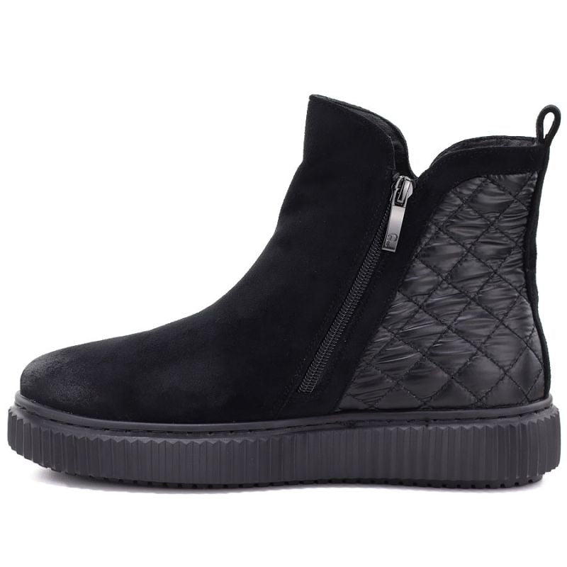 Women's insulated black ankle boots Potocki Z25-JE19365