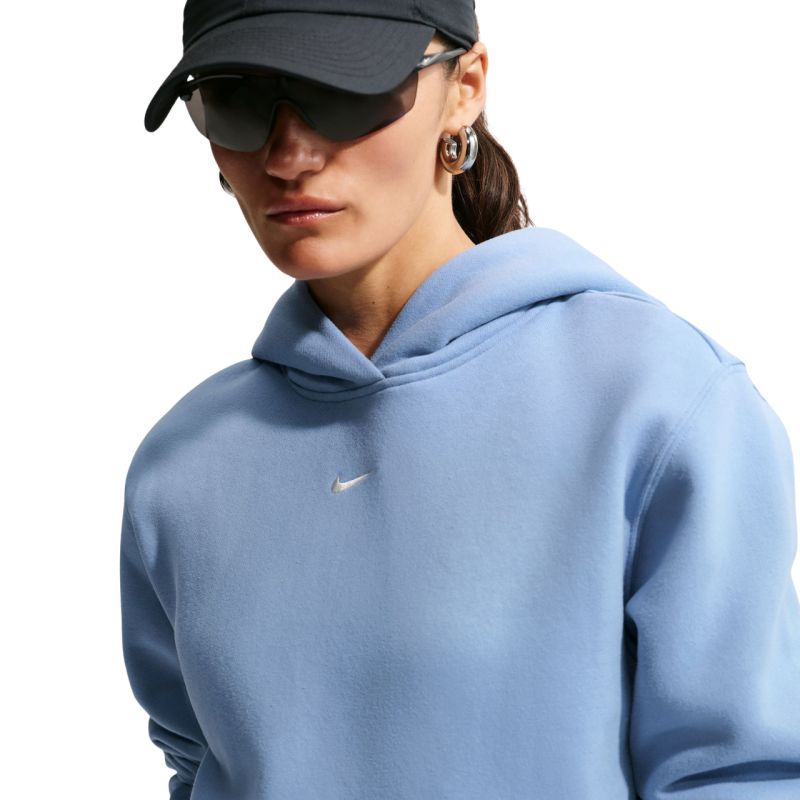 Nike Studio Fleece Medium Weight Women's Sweatshirt Light Blue IM8100 486
