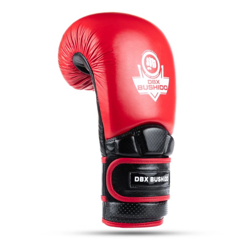 Warrior RED Genuine Leather Boxing Gloves rękawice treningowe Your Sports Performance