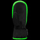 REUSCH Ben Mitten children's winter gloves made of artificial leather, insulated, waterproof, black and green (62/85/408/7716) Clothing/Outdoor/Czapki, szaliki, rękawiczki, maski/Reusch Your Sports Performance
