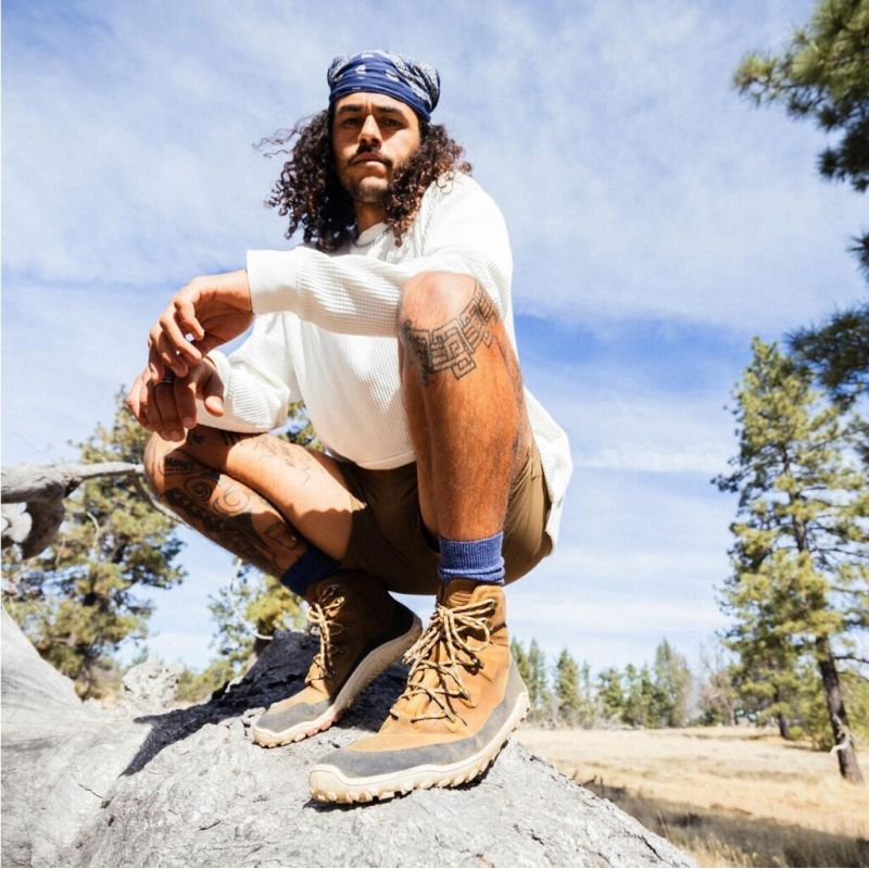 Vivobarefoot Tracker Leather AT Hiking Shoes - Tan Footwear Your Sports Performance