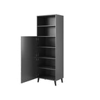 ABETO display cabinet 60x40xH176.5 graphite/glossy graphite Bufety i witryny/Bufety i witryny na drewnianej podstawie Your Sports Performance