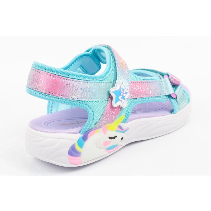 Skechers Unicorn Dreams children's shoes sandals for girls led