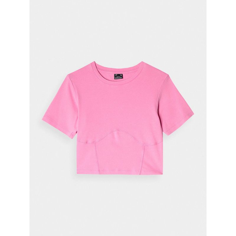 Women's crop top slim plain 4F 4FRAW24TTSHF2581-54S *Kategoria tymczasowa Your Sports Performance