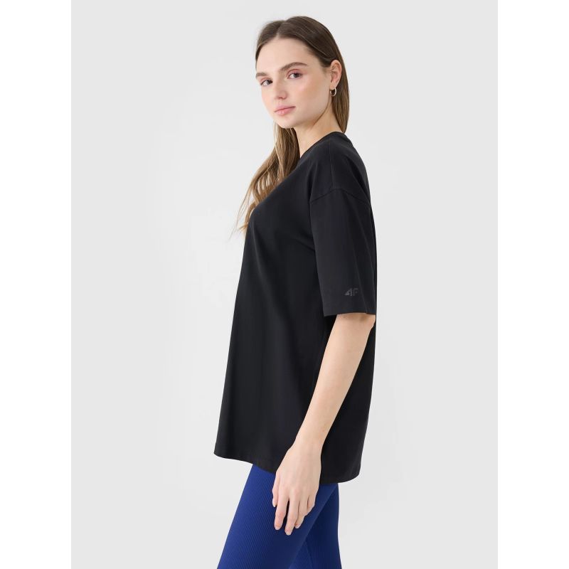 Women's oversize plain T-shirt 4F 4FRSS25TTSHF2694-20S *Kategoria tymczasowa Your Sports Performance