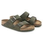 Birkenstock Arizona Vegan Microfaser Regular Women's-Men's Desert Dust Thyme Flip-Flops for Wide Feet Vegan (1024550) Footwear/Lifestyle/Birkenstock/Klapki/chodaki Birkenstock