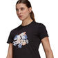 Adidas Floral Graphic Tee W GT8806 Clothing/Outdoor/T-shirts with short sleeves Adidas