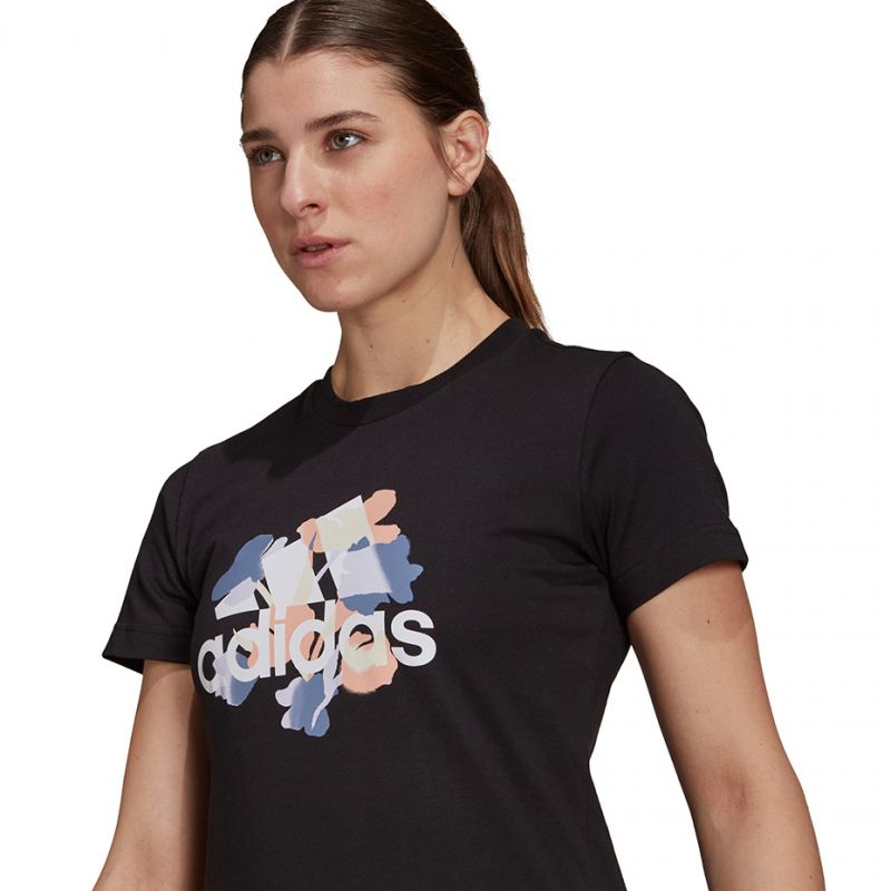 Adidas Floral Graphic Tee W GT8806 Clothing/Outdoor/T-shirts with short sleeves Adidas