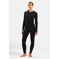 ODLO Merino 160 BL Top Crew Neck Women's T-Shirt L/S Size S Black Odzież militarna/Bielizna termoaktywna Your Sports Performance