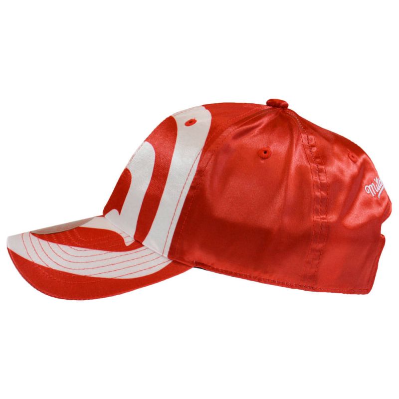 Mitchell & Ness NBA Atlanta Hawks Strapback Cap - HLUX1095-AHAYYPPPRED1 Odzież/Czapki/Czapki z daszkiem Your Sports Performance
