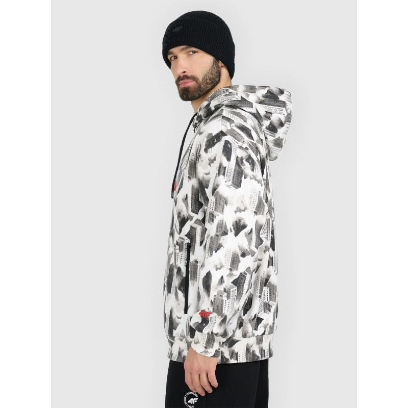 Men's loose hooded sweatshirt 4F 4FRAW25TSWSM2569-91A 4f