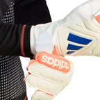 adidas Copa Glove Club goalkeeper gloves white and orange JN5339 adidas
