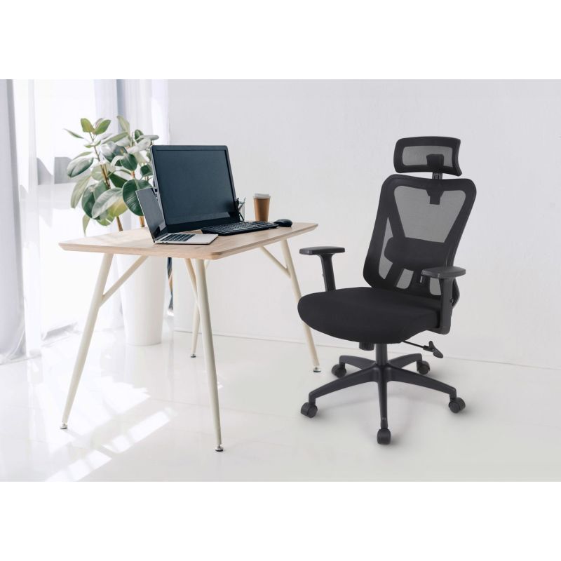 Ergonomic office chair ACTIVEJET T5 black Fotele/Fotele biurowe Your Sports Performance