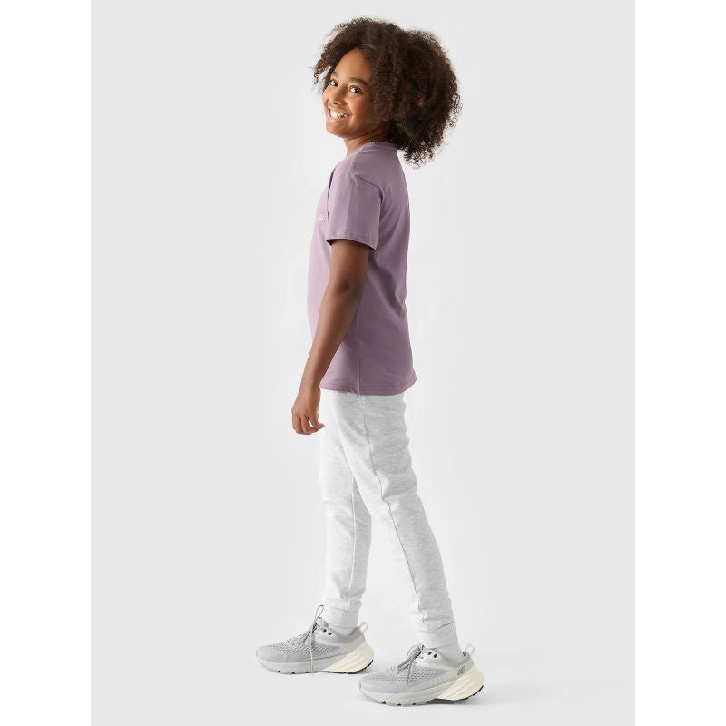 Girls' jogger sweatpants 4F Junior 4FJWMM00TTROF0828-27M *Kategoria tymczasowa Your Sports Performance