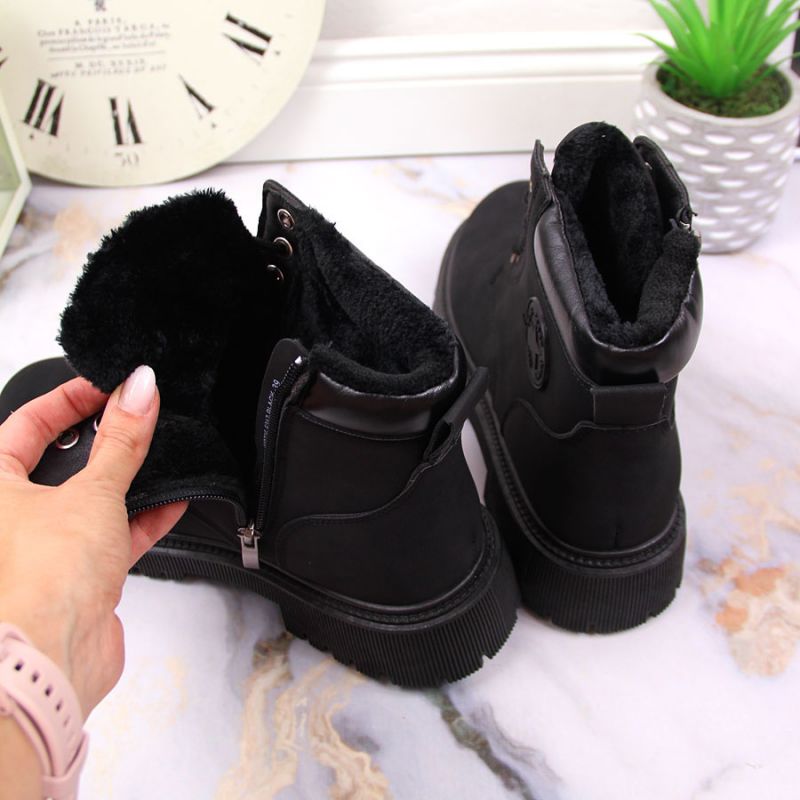 Insulated boots with zipper NEWS W EVE364A black Footwear/Outdoor/News Your Sports Performance