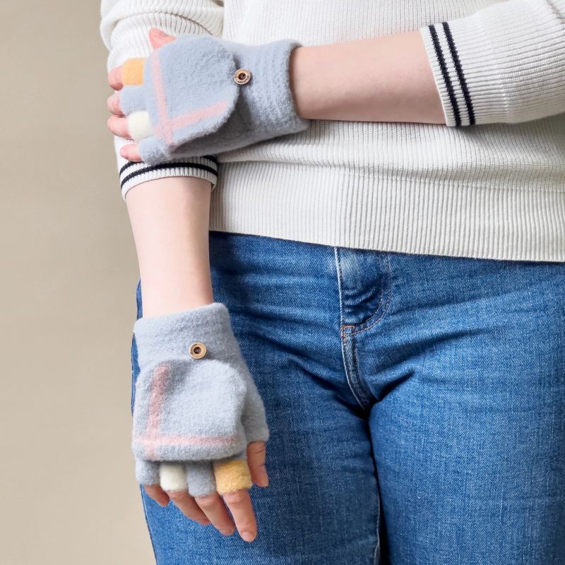 Women's/children's winter phone gloves - gray Hurtel