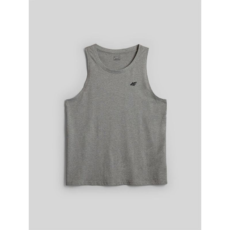 Regular sleeveless shirt for men, smooth, 4F 4FRSS26TSLEM367-27M