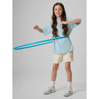 Girls' loose plain T-shirt 4F 4FJRSS26TTSHF3984-33S