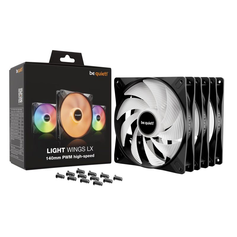 BE QUIET FAN! Light Wings LX 140mm PWM high-speed Triple Pack Chłodzenie/Chłodzenie - wentylatory Your Sports Performance