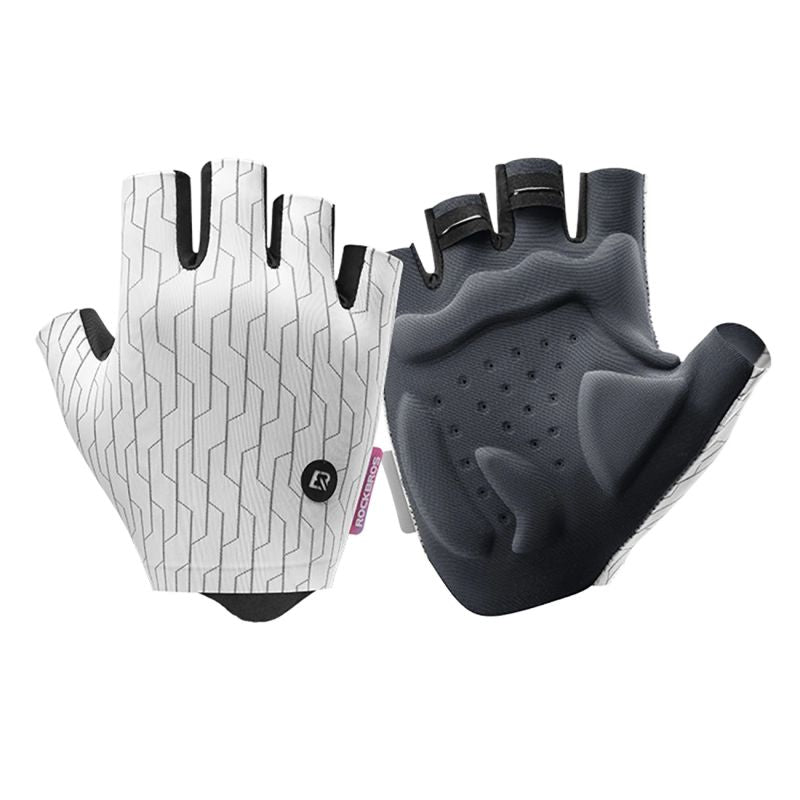 Rockbros MTB cycling gloves size: S - white and black Rockbros