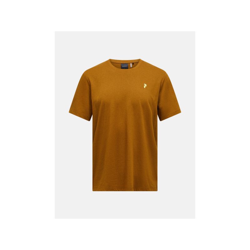 PEAK PERFORMANCE Explore Graphic Tee Men Brown