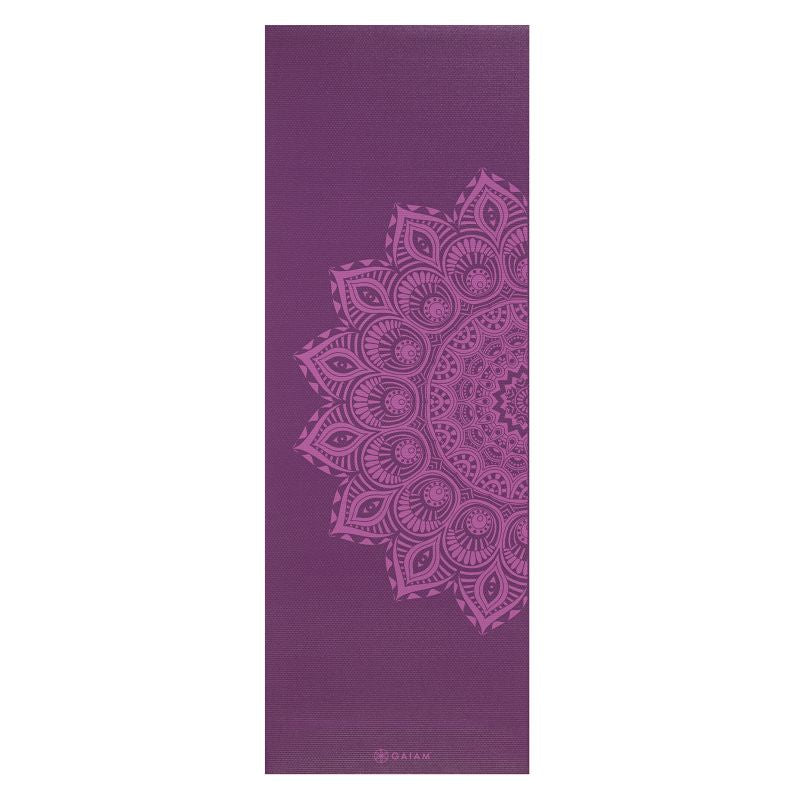 Yoga Mandala Purple Mandala 6mm GAIAM 62202 Accessories/Training equipment Your Sports Performance