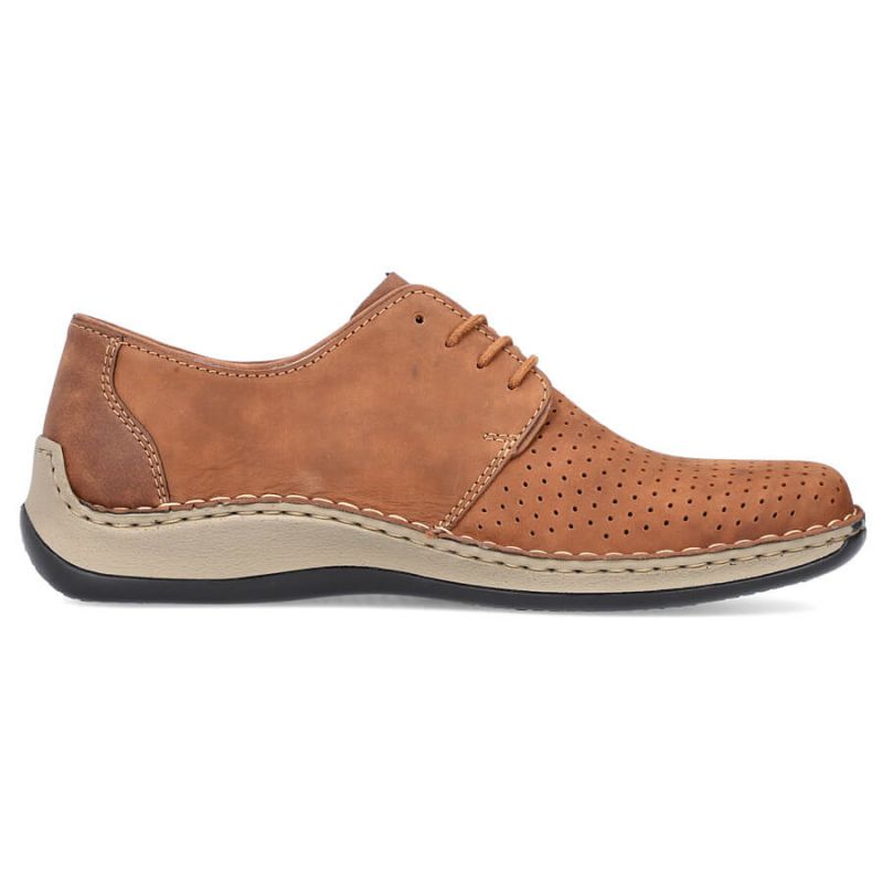 Rieker M RKR528 brown openwork leather shoes Footwear/Lifestyle Your Sports Performance